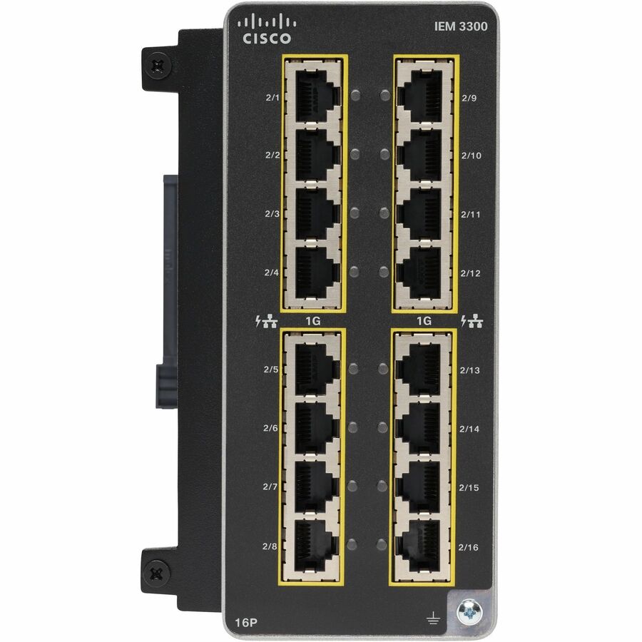 CATALYST IE3300 WITH 16 GE COPPER PORTS, EXPANSION MODULE