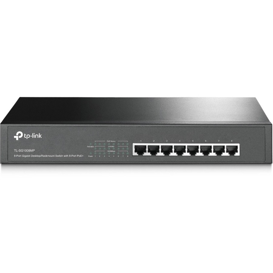8-PORT GIGABIT DESKTOP/RACKMOUNT SWITCH WITH 8-PORT POE+