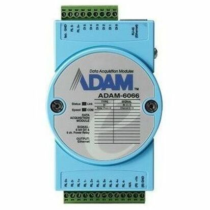 ADVANTECH ADAM-6066-D - 6-PWER RELAY/6DI IOT MODBUS/SNMP/MQTT ETHERNET REMOTE I/