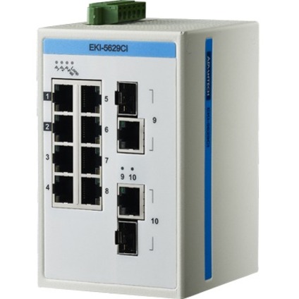 PROVIEW,8+2G COMBO GIGABIT IND. SWITCH,-