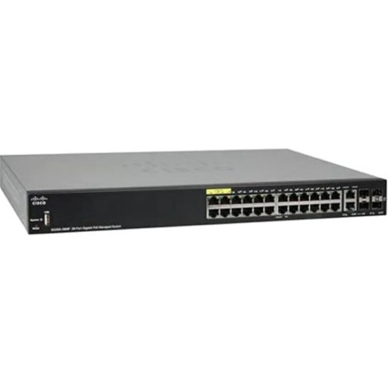 SG350-28MP 28-PORT GB POE MANAGED SWITCH REMANUFACTURED