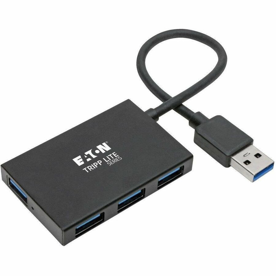 Tripp Lite USB 3.0 SuperSpeed Slim Hub, 5 Gbps - 4 USB-A Ports, Portable, Aluminum - USB - External - 4 USB Port(s) - 4 USB 3.0 Port(s) - PC, Chrome OS