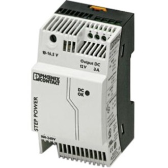 STEP-PS 1AC 12DC 3 POWER SUPPLY INPUT  1-PHASE OUTPUT  12 V DC 3 A