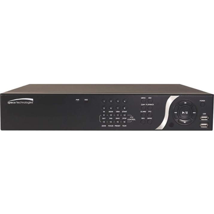 16 CHANNEL NETWORK SERVER WITH POE, H.265, 4K- 12TB, TAA