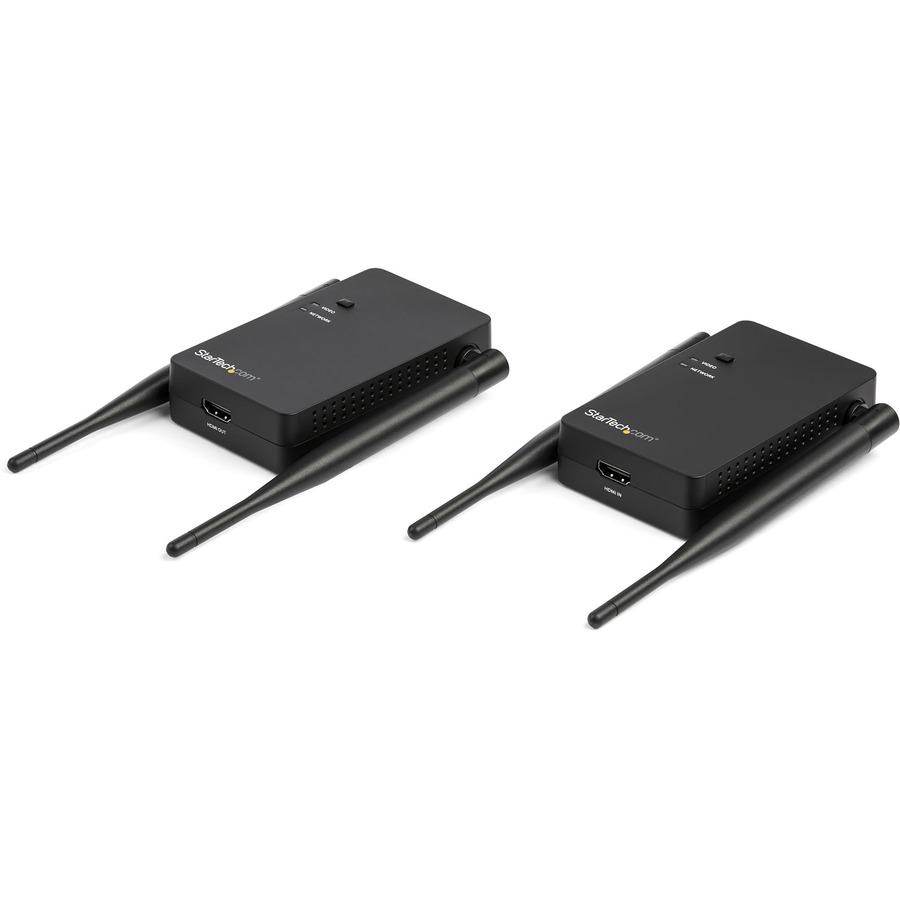 StarTech Wireless HDMI Transmitter and Receiver Kit - 656 ft. - 1080p - HDMI over Wireless Extender - 2-Channel Audio Support - Low Latency - Wireless Long-Range Extension up to 200 m