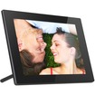 Touchscreen IPS LCD display for fast and easy navigation through the icon based menus; Connects easily to any WIFI 802.11 b/g/n wireless network; Share photos from your Facebook and Twitter accounts directly to the frame using a smartphone or tablet; View