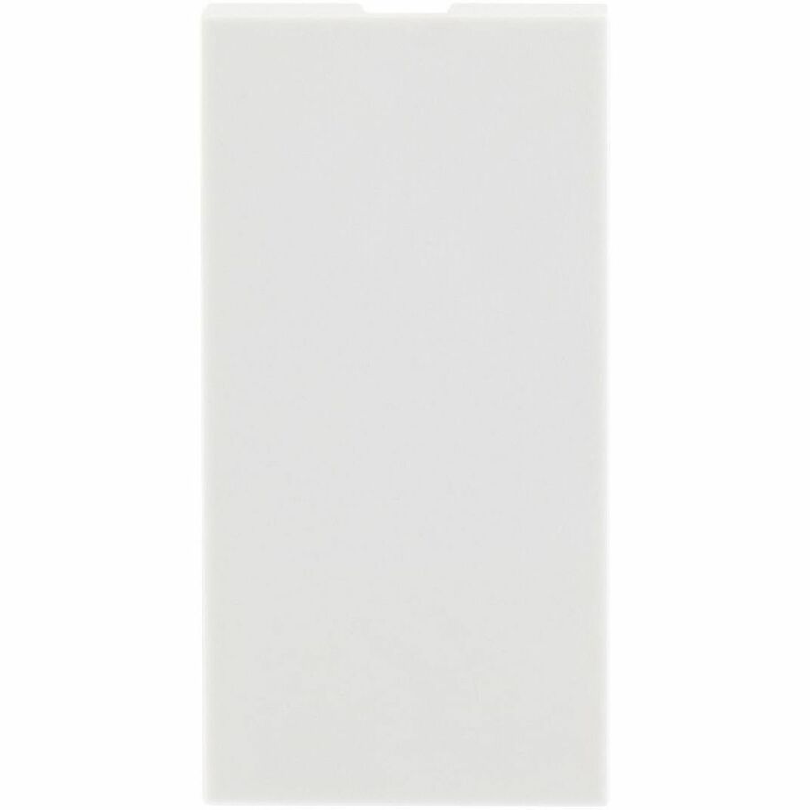 MOD,UK,BLANK PLATE,50X25MM,1/2,WH,100PK