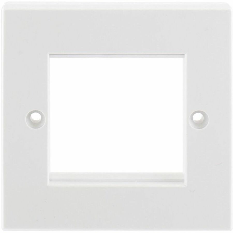 FRAME,UK,1GANG,FLAT,50X50MM,WH,80PK