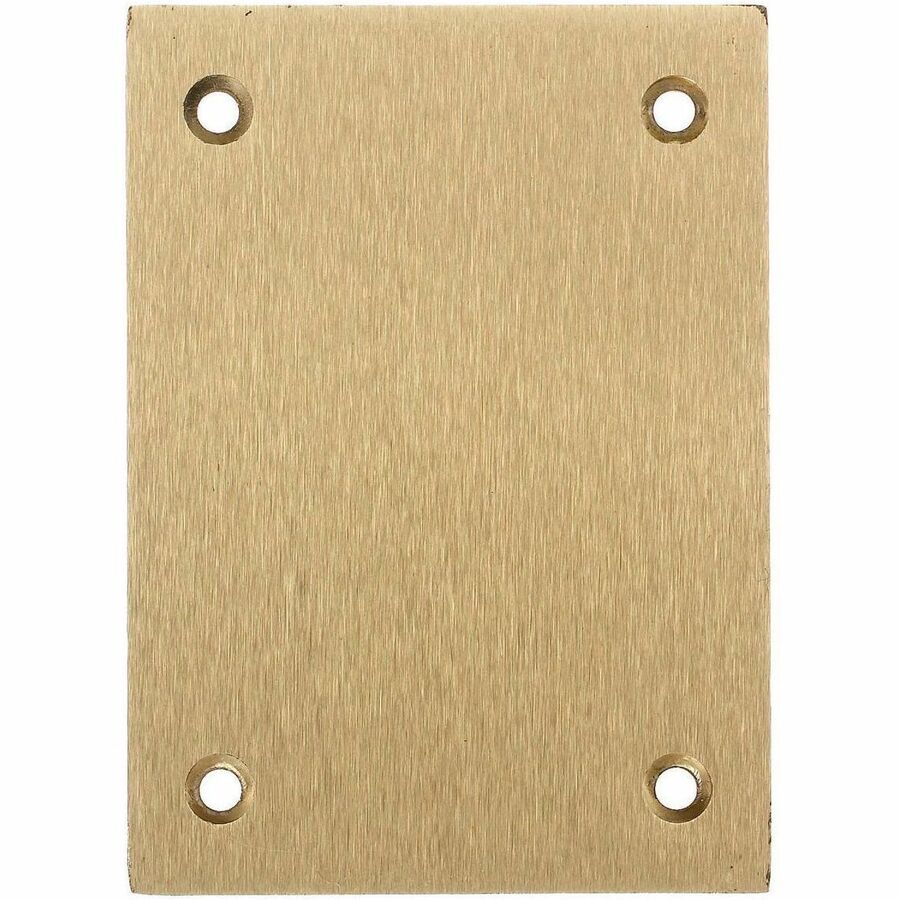 F-BOX CVR, RECT, BLANK, BRS