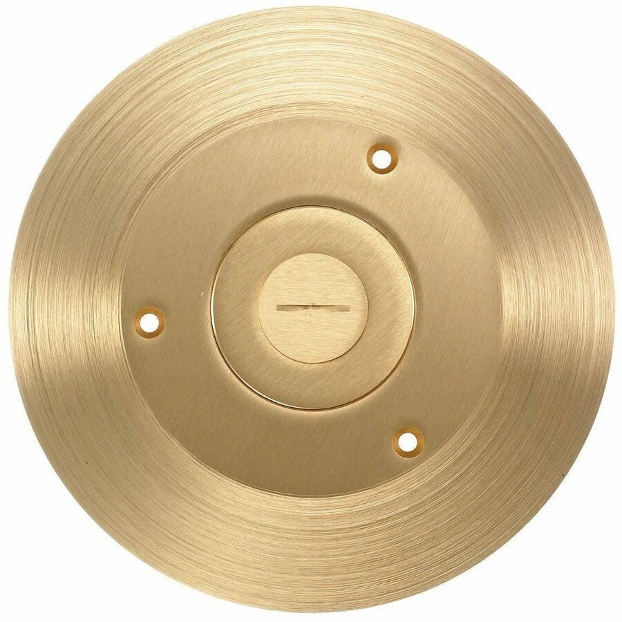 COMBO CVR/FLANGE,RND,BRS, 2 1/8, 3/4-IN