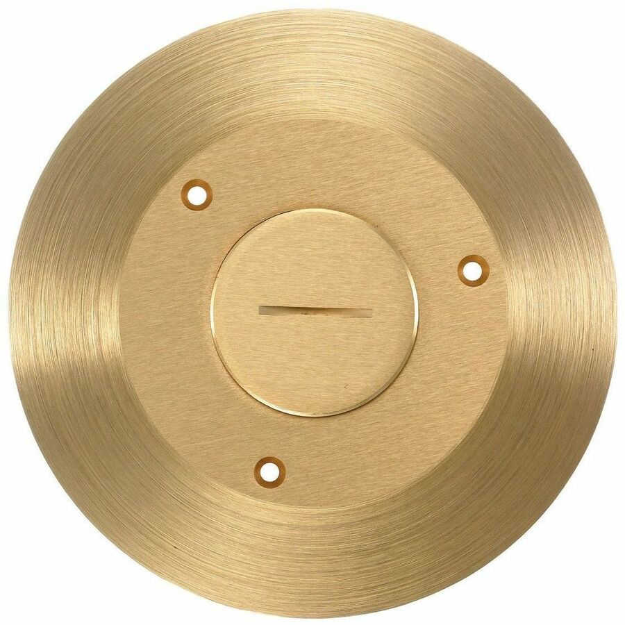 COMBO CVR/FLANGE, RND, BRS, 2 1/8 RECPT