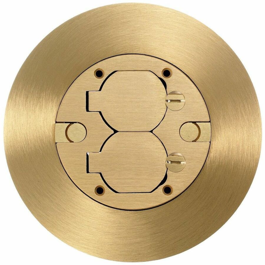 COMBO CVR/FLANGE,RND-PFB1,BRS, DUP FLAP