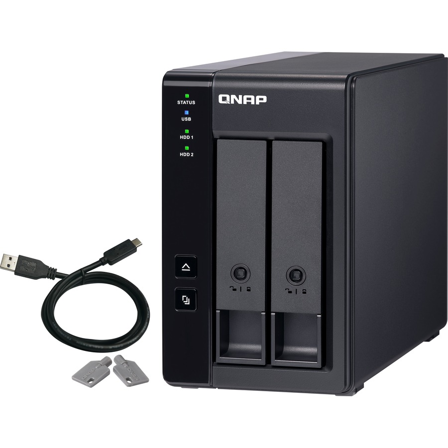 2-BAY 3.5 SATA HDD USB 3.1 GEN2 10GBPS