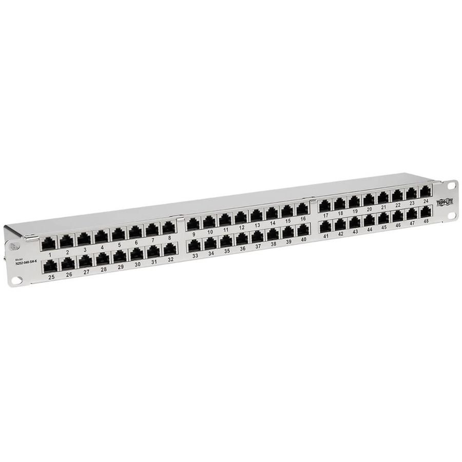 EATON TRIPP LITE SERIES CAT5E/CAT6 48-PORT PATCH PANEL - SHIELDED, KRONE IDC, 56