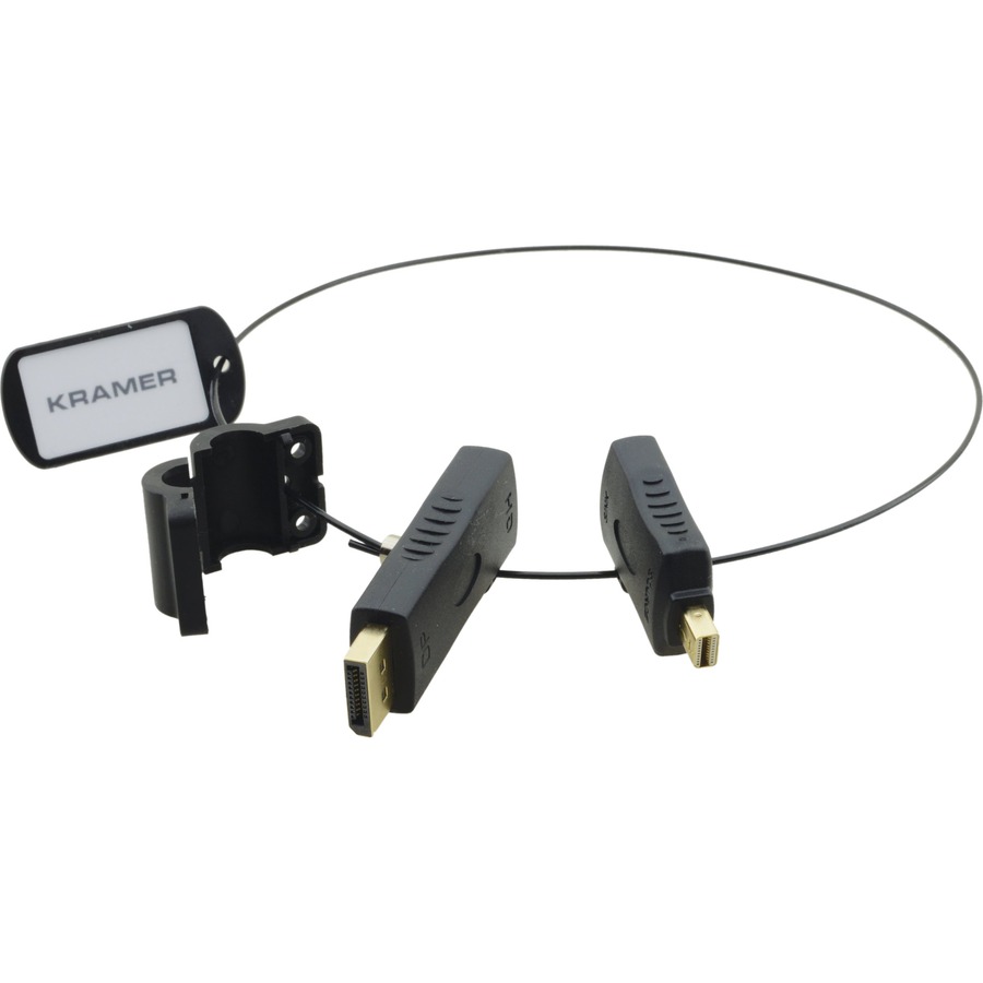 Kramer AD-RING HDMI Adapter Ring - D-ring - Black - 17.7" Length - Stainless Steel, Polyethylene