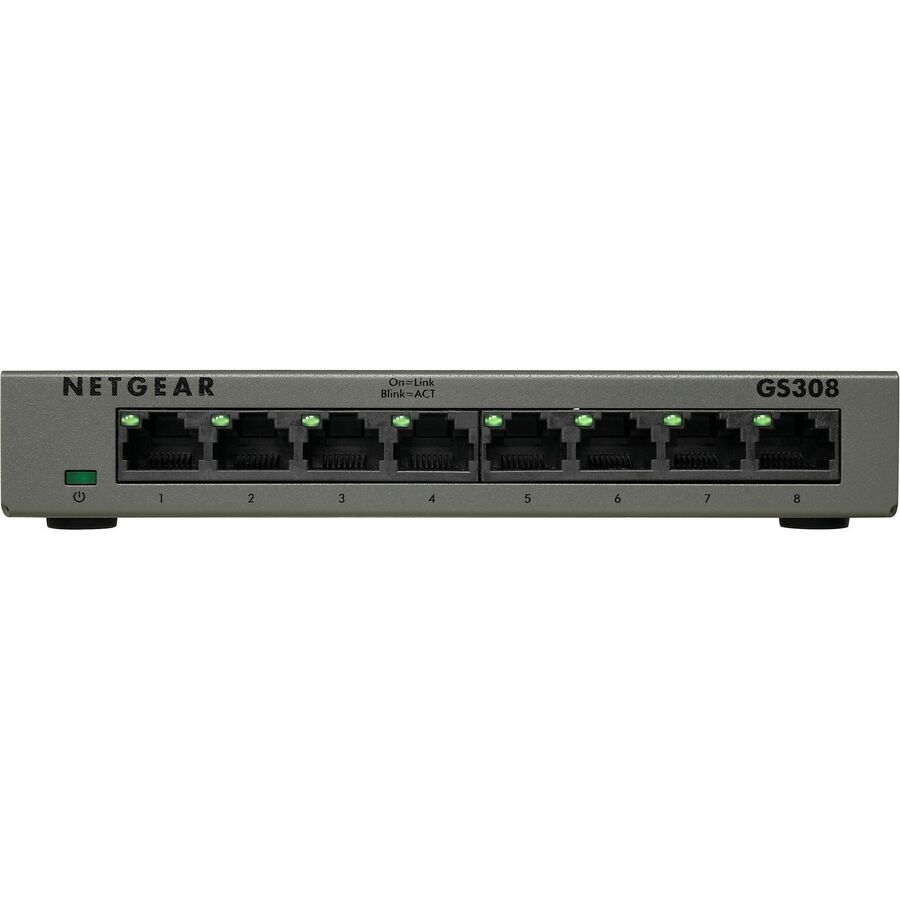 SWITCH - GS308 - WIRED - 1GBPS - NETWORKING / PORTS QTY: 8 - GIGABIT ETHERNET -
