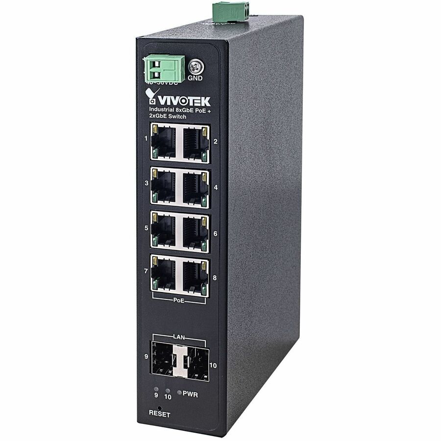 INDUSTRIAL 8 PORT POE SWITCH