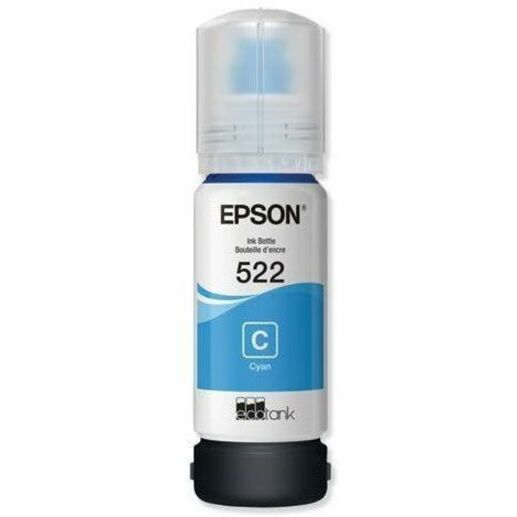 T522 DYE CYAN INK BOTTLE WITH SENSORMATIC / ET-2720 ET-4700