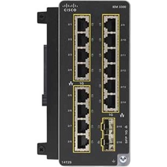 CATALYST IE3300 WITH 14GE COPPER + 2GE SFP, EXPANSION MODULE
