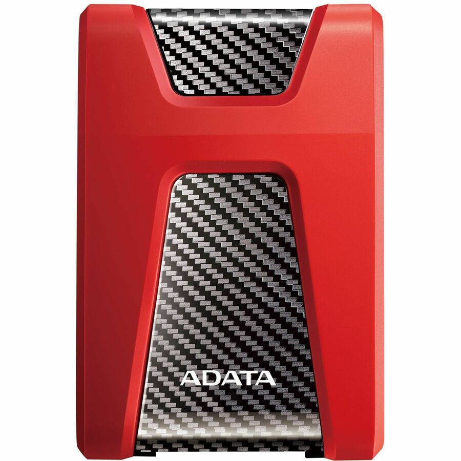 ADATA (DashDrive Durable HD650) - Disque dur externe 2,5 po de 1 To | résistant aux chocs | USB 3.0 | Rouge | [AHD650-1TU31-CRD]
