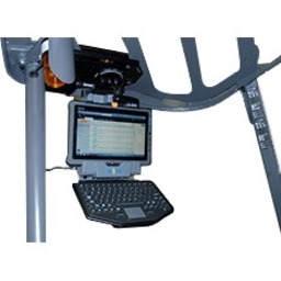 Havis T800 Forklift Fixed Overhead Mounting Package with Keyboard Tray