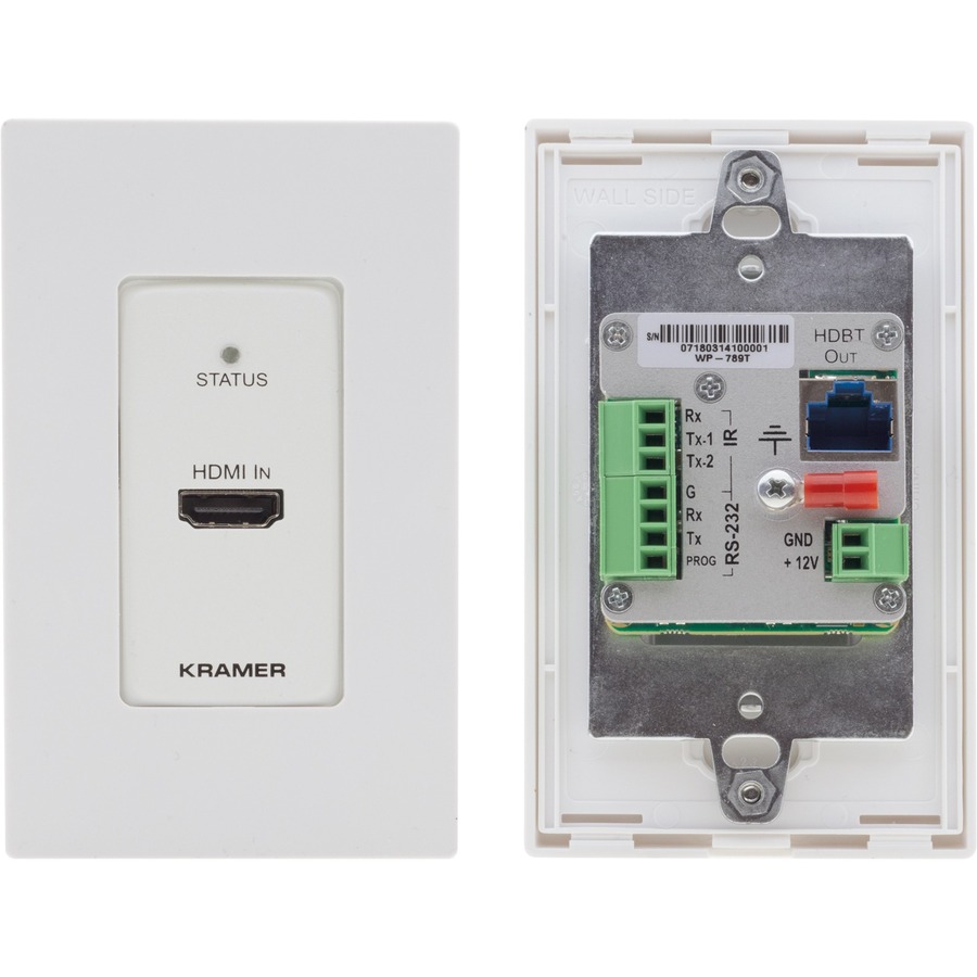 Kramer WP-789T HDBaseT Wall-Plate Transmitter | 4K AV Extender
