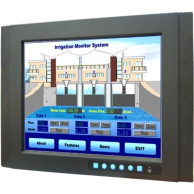15INCH XGA WT IND. MONITOR W/ RESISTIVE TS