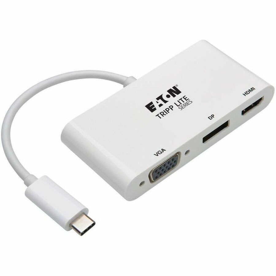TRIPP LITE SERIES USB-C TRIPLE DISPLAY ADAPTER, 4K 60HZ HDMI, DISPLAYPORT AND VG