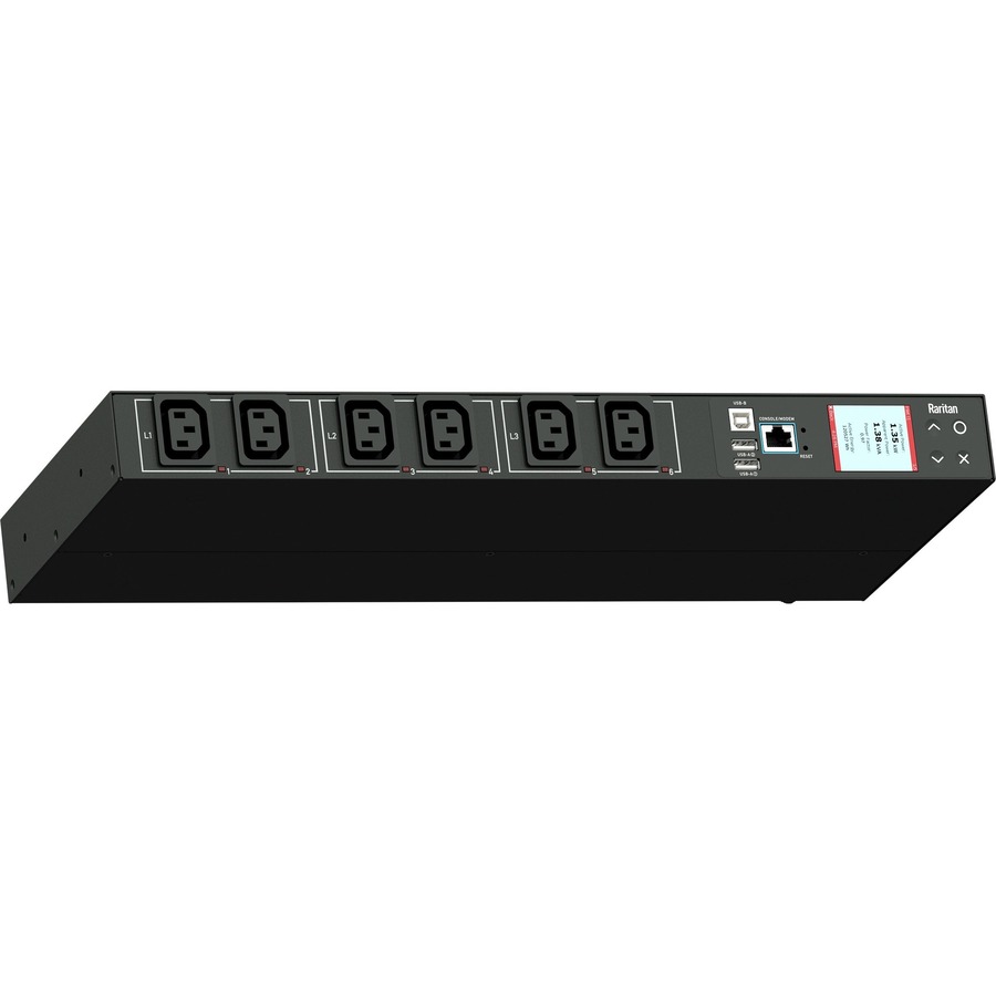 SWITCHED POPS, 230/400V WYE 16A IEC 60309 3P+N+PE 6HR, 400V IPDU W/6 1U B L