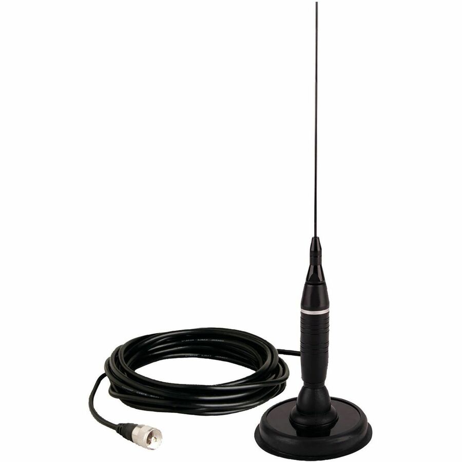42 MAGNETIC MOUNT ANTENNA, A HEAVY DUTY BRAIDED 15-FOOT COAXIAL CABLE, EASILY T