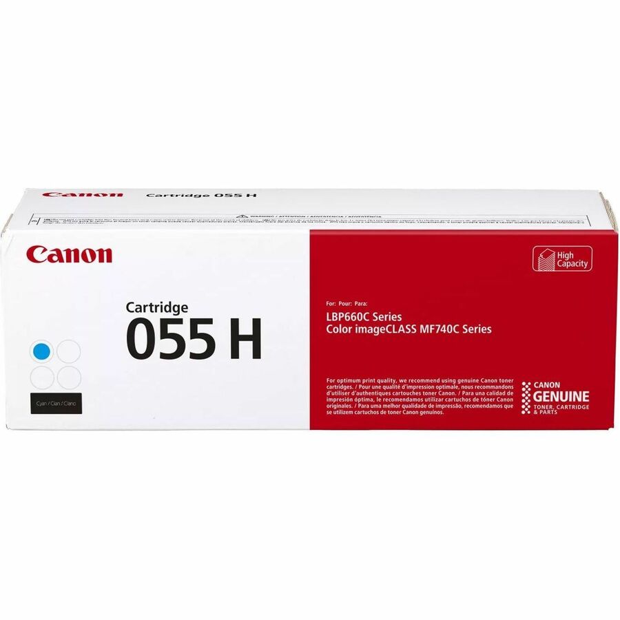055 BLACK TONER CARTRIDGE, HIGH CAPACITY - FOR USE WITH LBP664CDW, MF741CDW, MF7