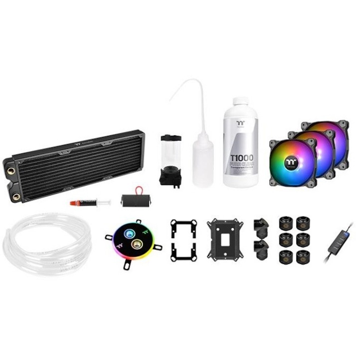 THERMALTAKE PACIFIC C360 DDC SOFT TUBE WATER COOLING KIT, WITH 360MM COPPER RADI