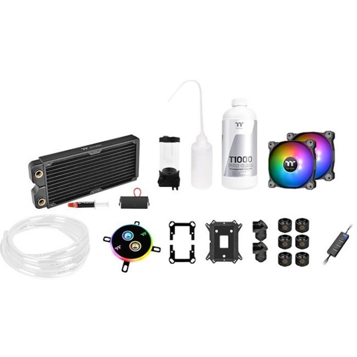 THERMALTAKE PACIFIC C240 DDC SOFT TUBE WATER COOLING KIT, WITH 240MM COPPER RADI