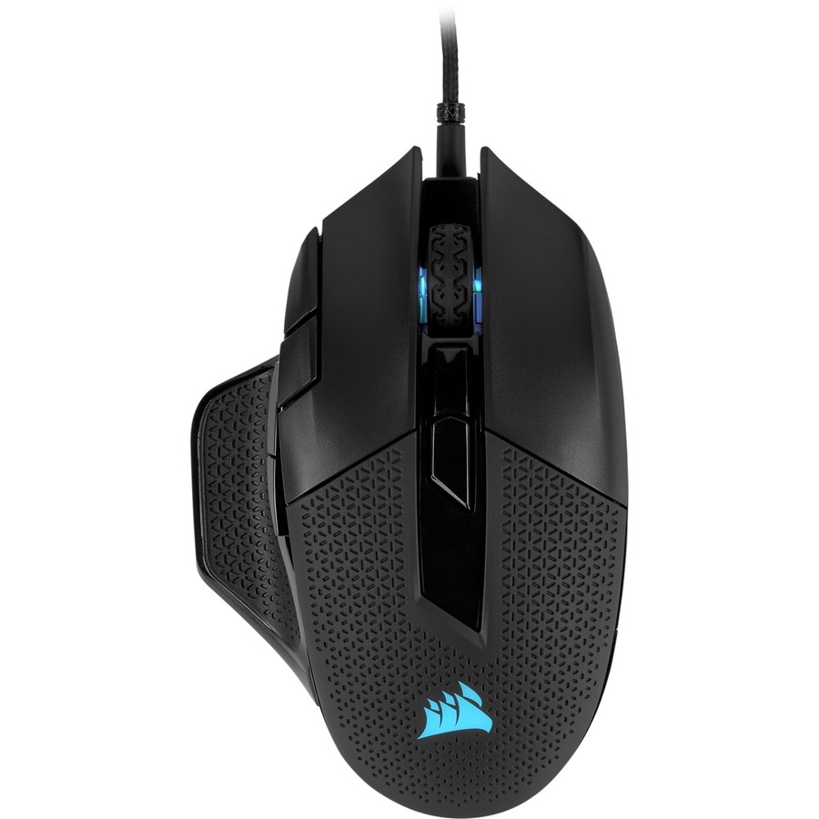 CORSAIR NIGHTSWORD RGB GAMING MOUSE, BACKLIT RGB LED, OPTICAL, (CH-9306011-NA)