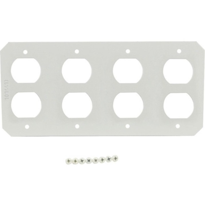 4-GANG DUPLEX PLATE