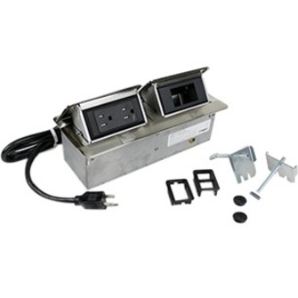 DUAL STNLSS,15A TR DUPLEX