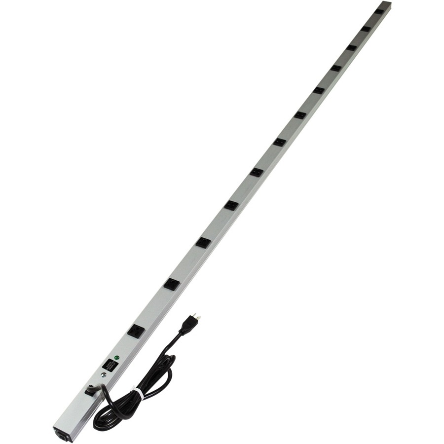 NARROW, 77IN GRAY W/12 5-