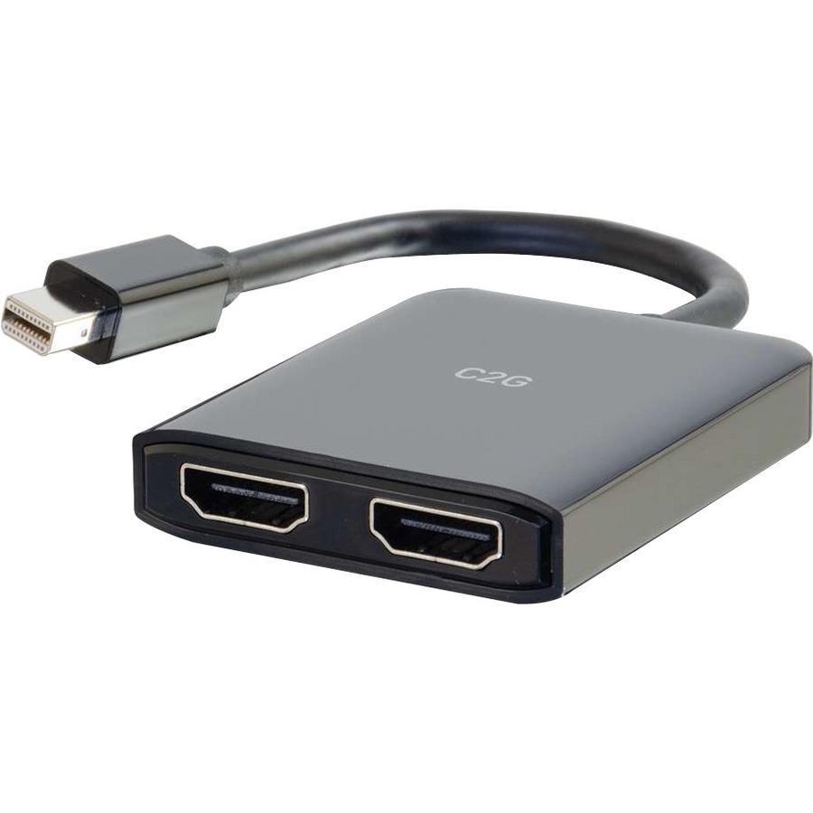 THIS MINI DISPLAYPORT 1.2 TO DUAL HDMI MST HUB ALLOWS A MINI DISPLAYPORT ENABLED