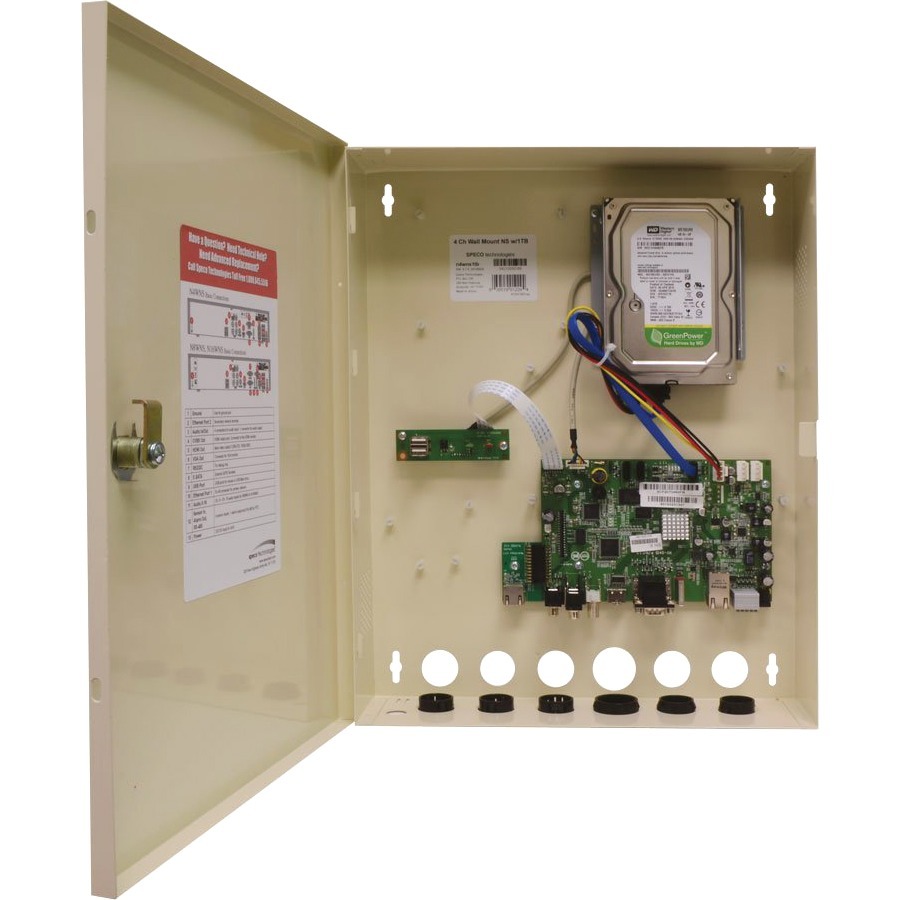 8 CHANNEL WALL MOUNT NU , 4TB, TAA