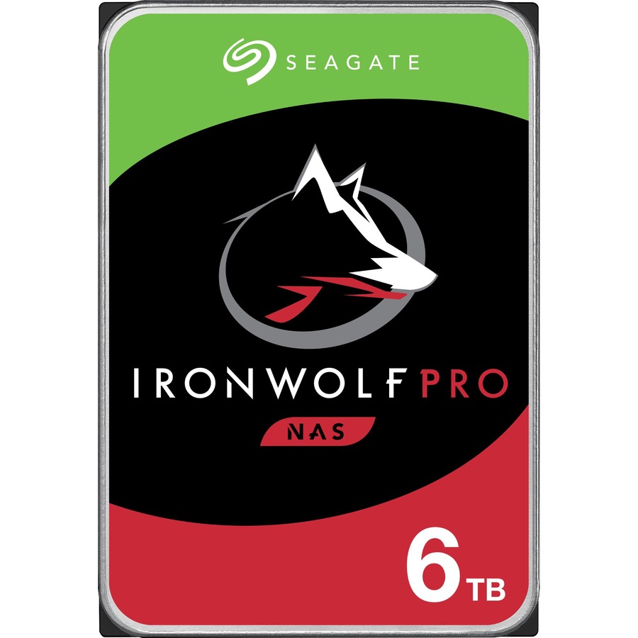 Seagate IronWolf Pro 6TB NAS Int. Hard Drive–CMR 3.5inch SATA 6Gb/s 7200 RPM 256MB Cache 5Yr Warrant (ST6000NE000)