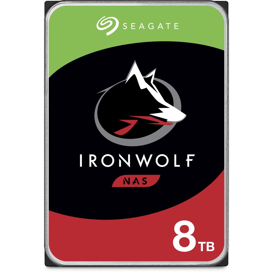 Seagate (IronWolf) - Disque dur NAS 3,5 po de 8 To | SATA (SATA/600) | 7 200 tr/min | mémoire tampon 256 Mo | 3 ans de garantie