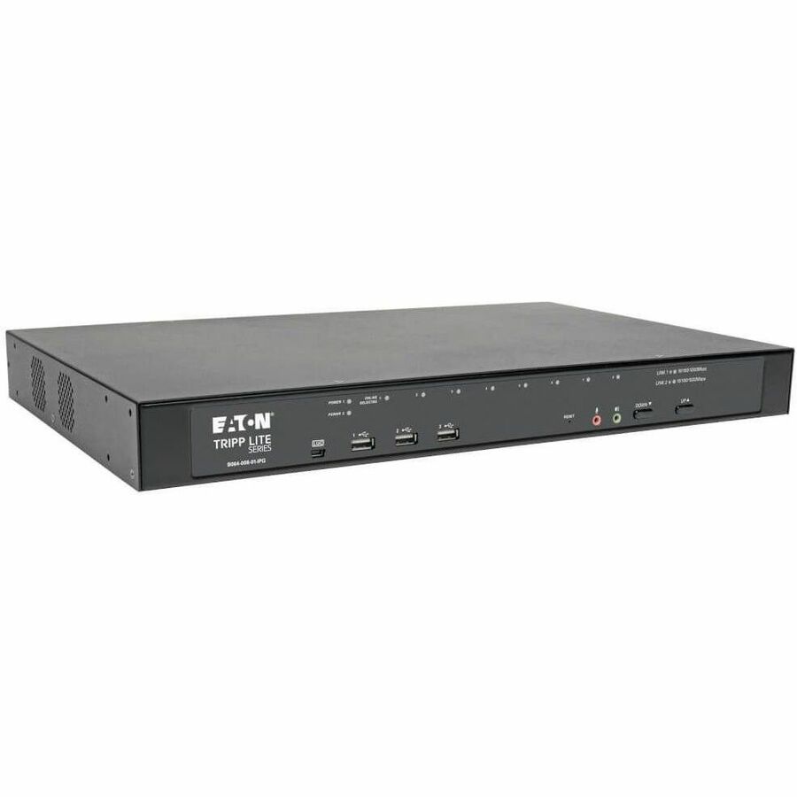 EATON TRIPP LITE SERIES 8-PORT CAT5 KVM OVER IP SWITCH WITH VIRTUAL MEDIA - 1 LO