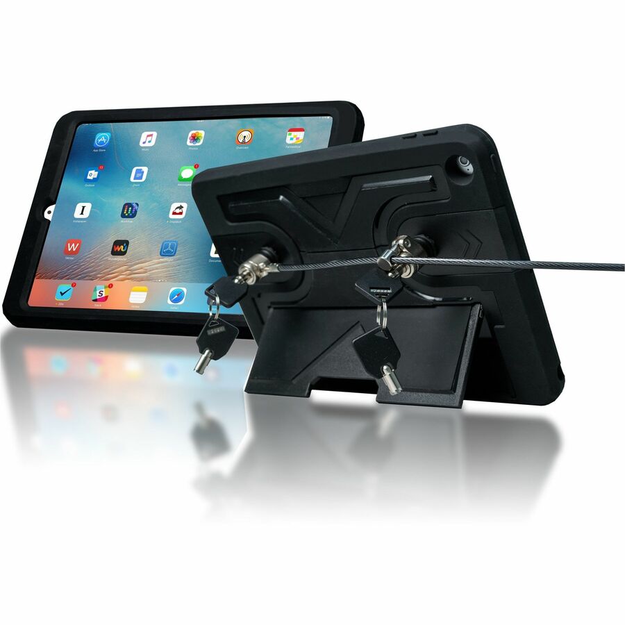 RUGGED SECURITY CASE WITH KICKSTAND AND