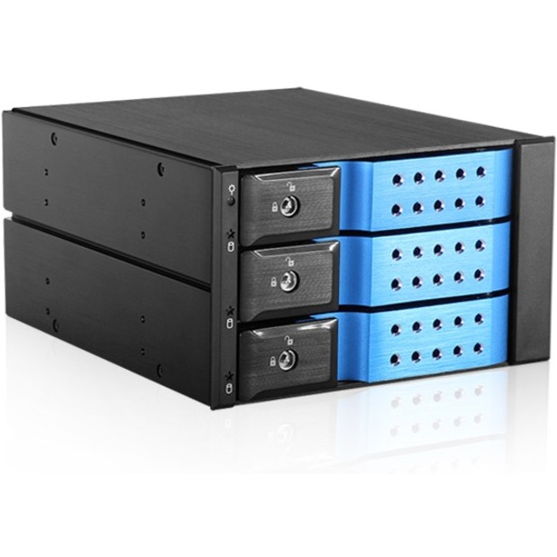 ISTARUSA 2X5.25 TO 3X3.5 12GB/S CAGE BLUE