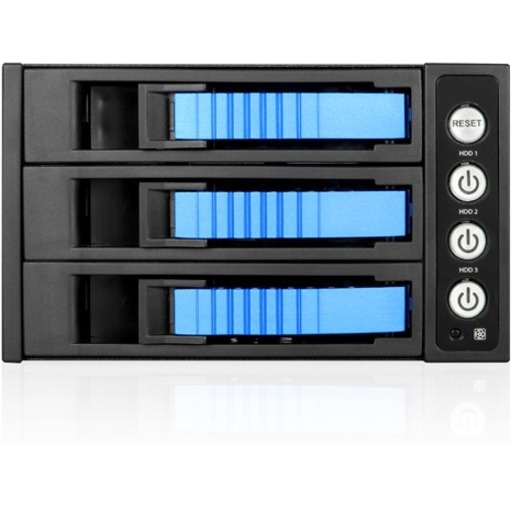 ISTARUSA 2X5.25 TO 3X3.5 12G RACK BLUE