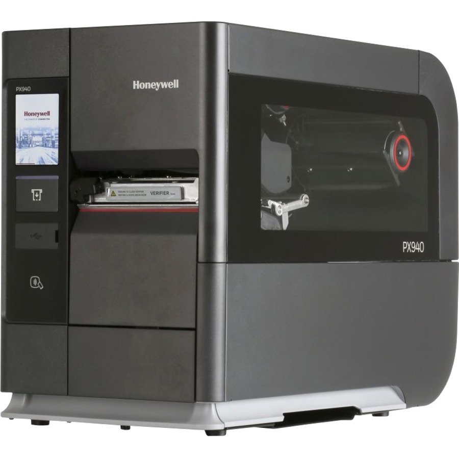 Px940: Industrial Printer, Thermal Transfer, 203dpi, 4 Label Width, Touch Display, Ethernet/Serial/Usb, Low Power Bluetooth, Standard Roller, 3 Core, Rewinder + Lts, US Power Cord