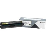 LEXMARK C330H40 YELLOW PRINT CARTRIDGE FOR USE IN C/MC3326 ESTIMATED YIELD 2.5K