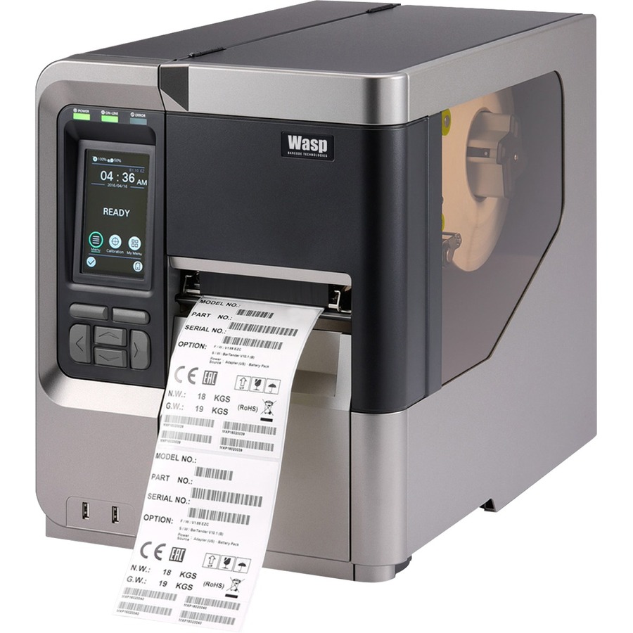 WASP WPL618 INDUSTRIAL BARCODE PRINTER W/CUTTER