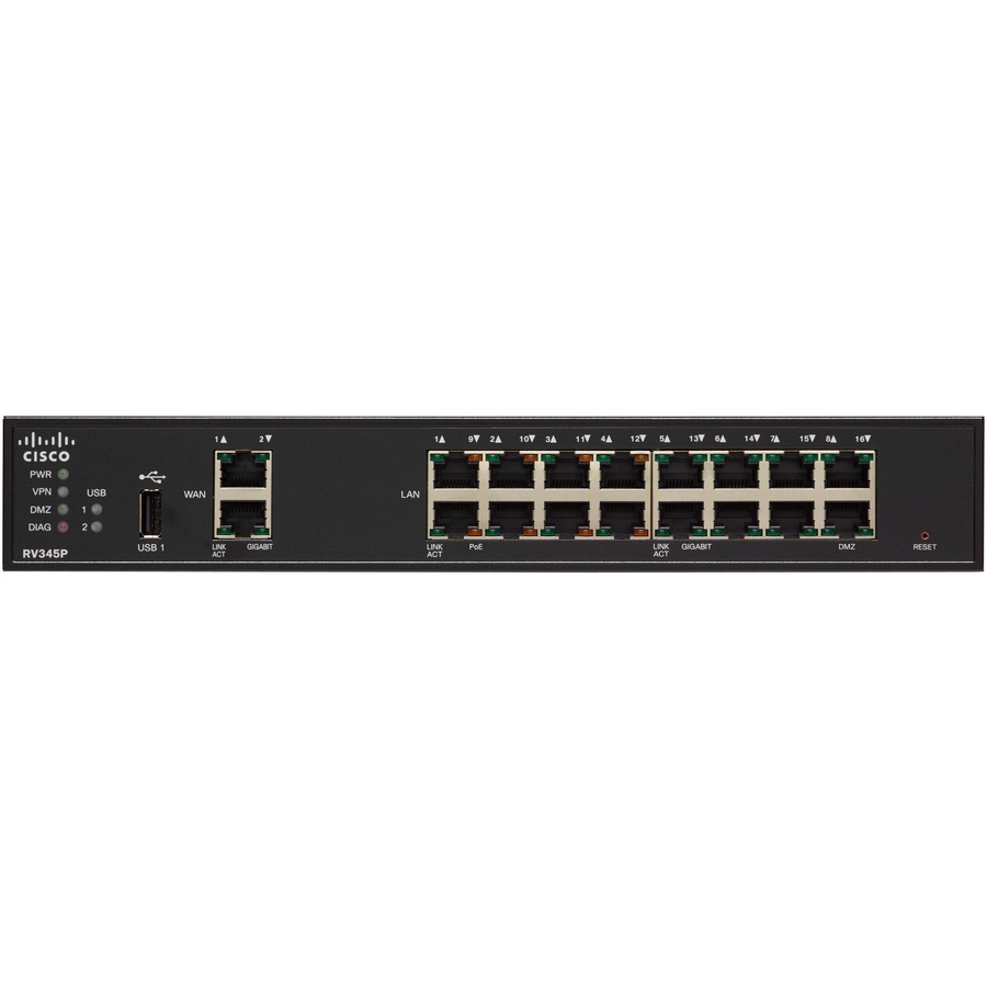 CISCO RV345P DUAL WAN GIGABIT VPN ROUTER REMANUFACTURED