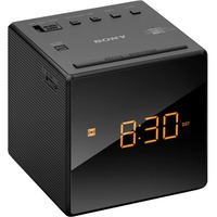 SONY ICF-C1B Alarm Clock with FM/AM Radio | Black